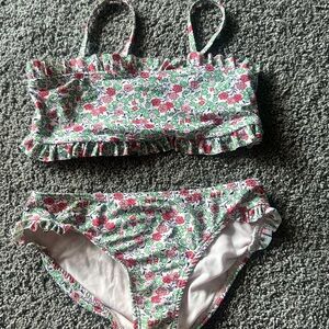 GAP Kids Floral Bikini - Pink and Green